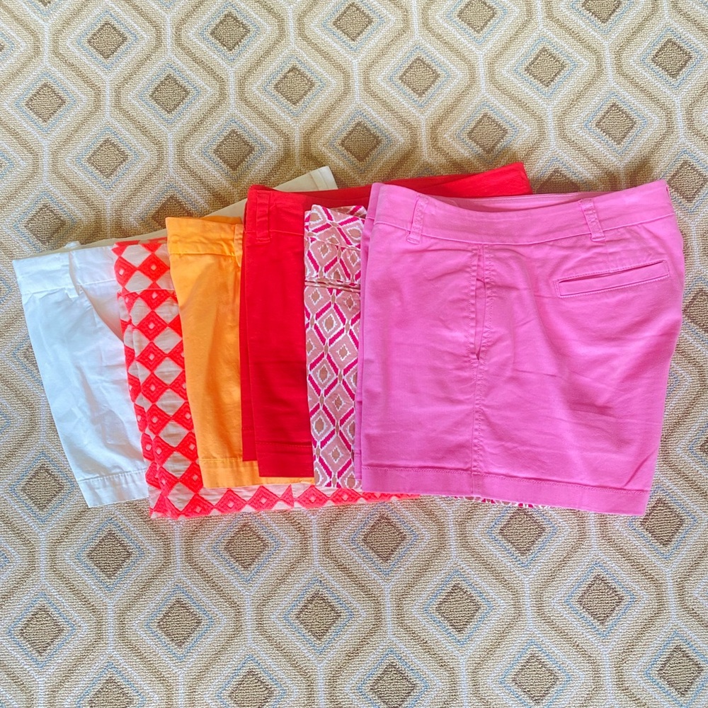 Set of shorts, from J Crew, The Gap, Old Navy